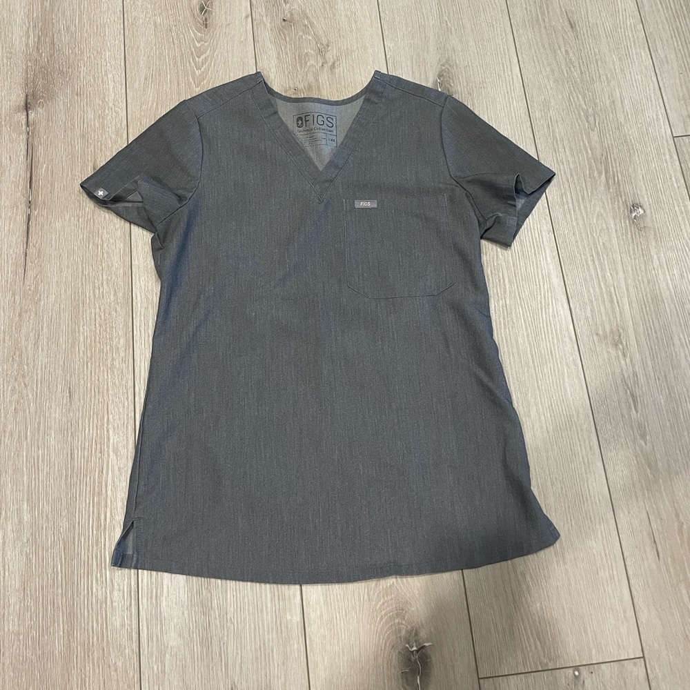 FIGS scrubs SET- heathered grey